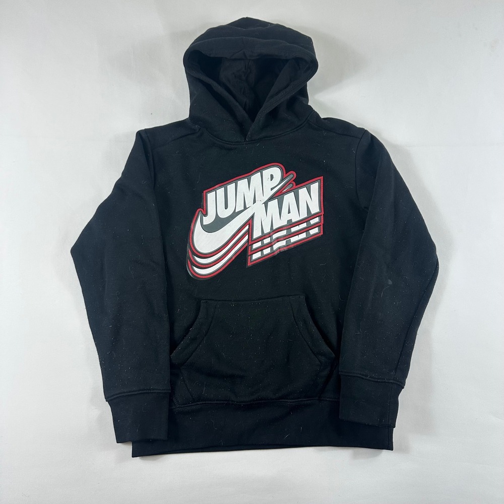 Kids Jordan Jumpman Black Hoodie Pullover Sweatshirt Size Medium‎ 10-12